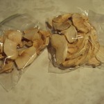 Bagged dried apple slices